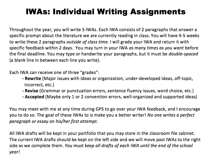 ap seminar iwa essay examples